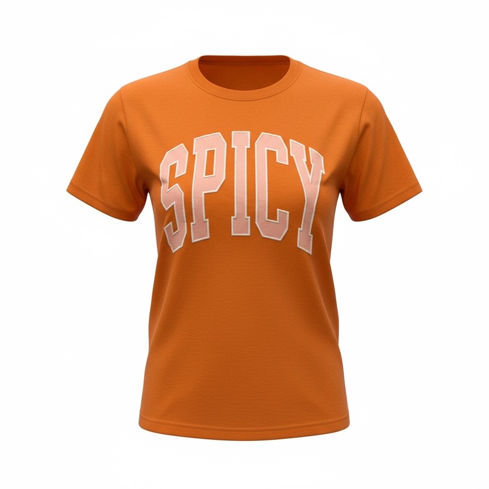 Sweet Claire Bold Orange “Spicy” Tee
